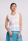 Archetype Summer Essentials Fleur Sleeveless Top (Cream)