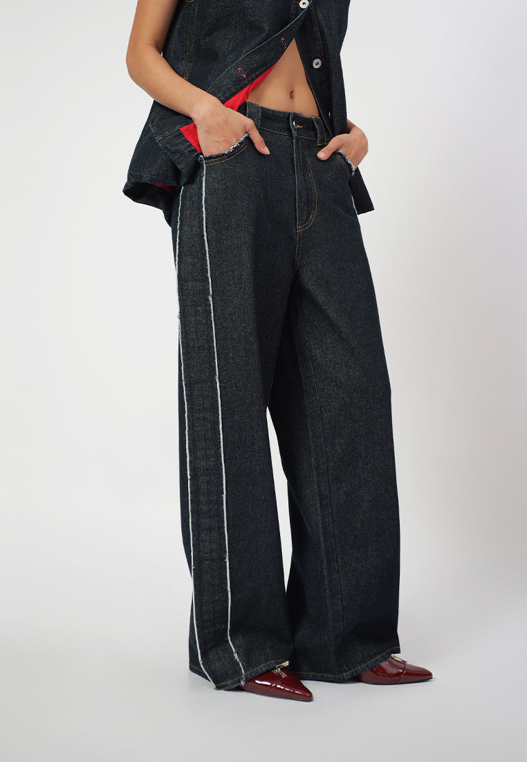 Raf Franco Pants (Dark Blue)