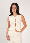 Frankey Sleeveless Top (Cream)