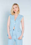 Nobleza Frankie Sleeveless Vest (Blue)