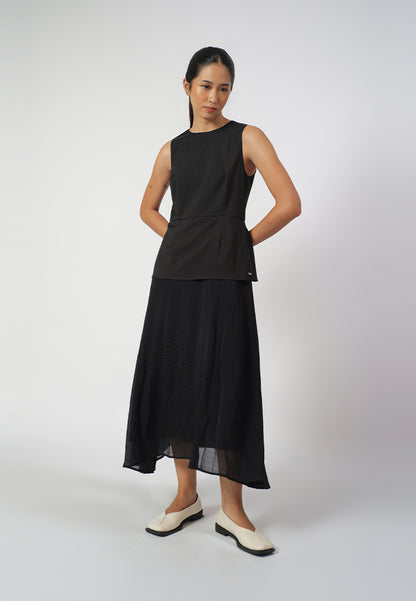 Raf Fran Sleeveless Dress  (Black)