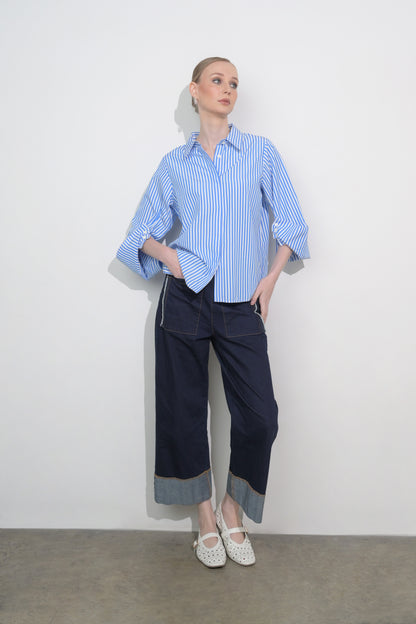 Raf Fremont Culottes (Blue)