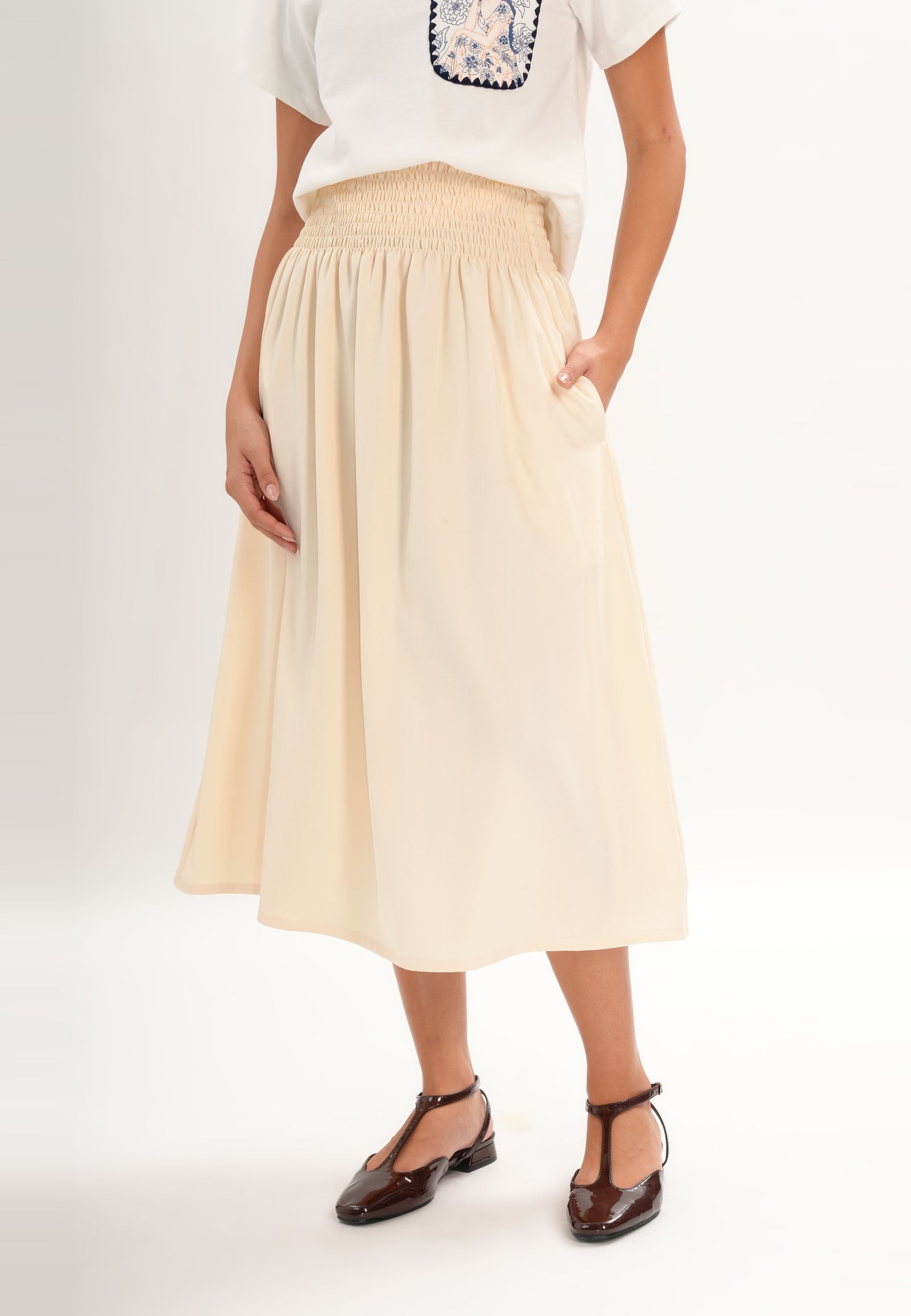 Frey Skirt (Cream)