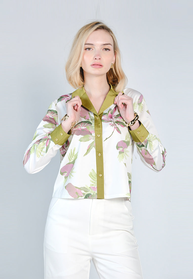 Nobleza Fumina Long Sleeve Top (Multi)