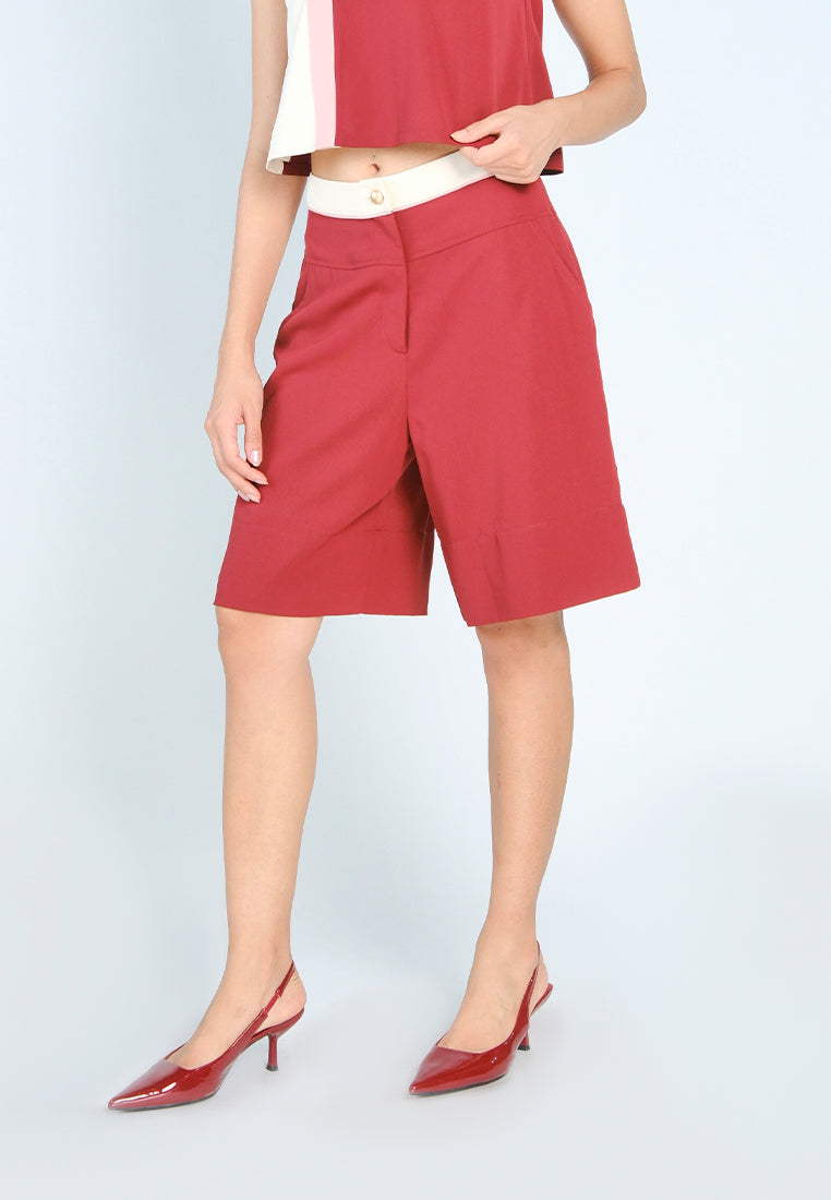 Nobleza Furn Shorts (Maroon)