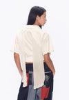 Plains & Prints x Randolf Fins Short Sleeve Top (Cream)