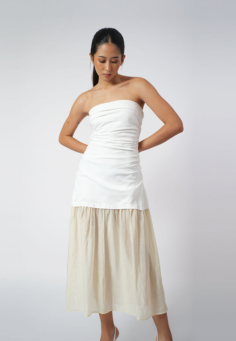 Raf Gabi Tube Dress (Yellow)