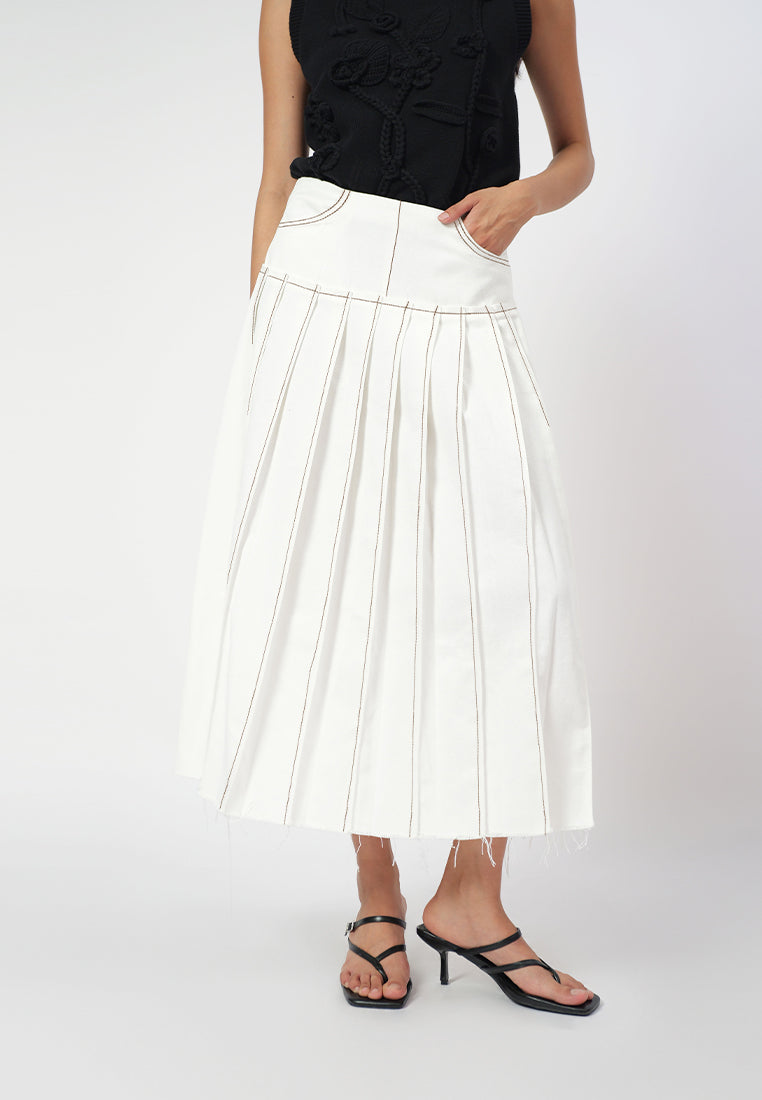 Raf Gain Skirt  (Off white)