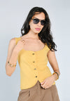 Nobleza Gani Sleeveless Top (Mustard)