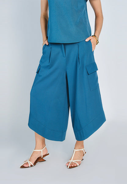 Nobleza Garner Culottes (Teal)