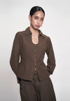 Germa Long Sleeve Top (Brown)