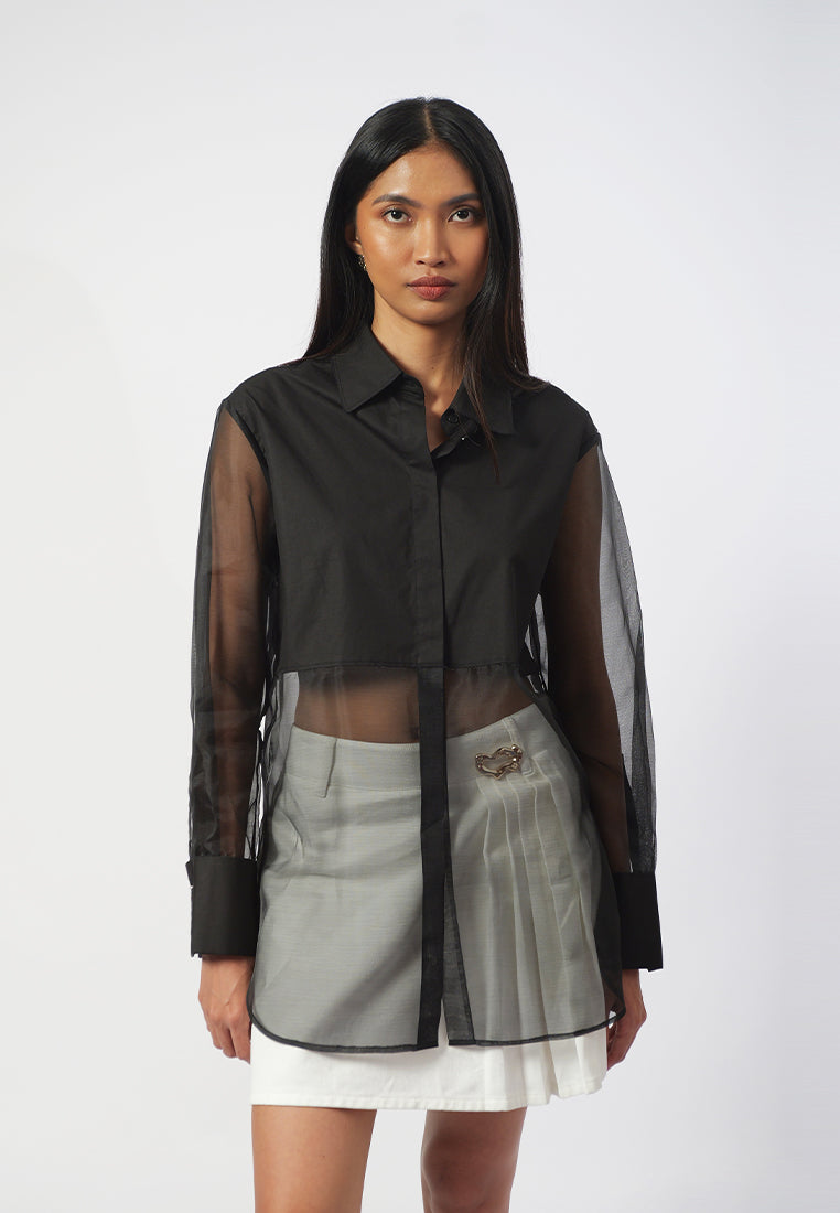 Raf Ging Long Sleeve Top (Black)