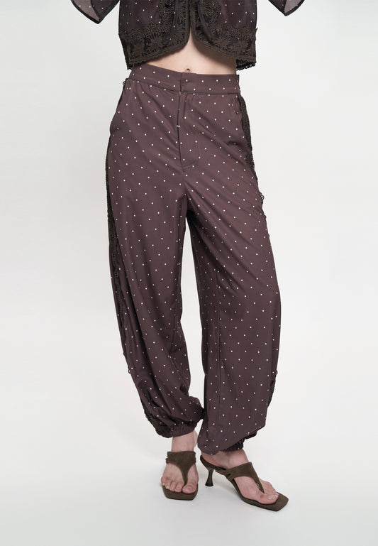 Giorgia Pants (Printed Brown)