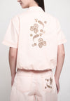 Glydel Short Sleeve Top (Light Pink)