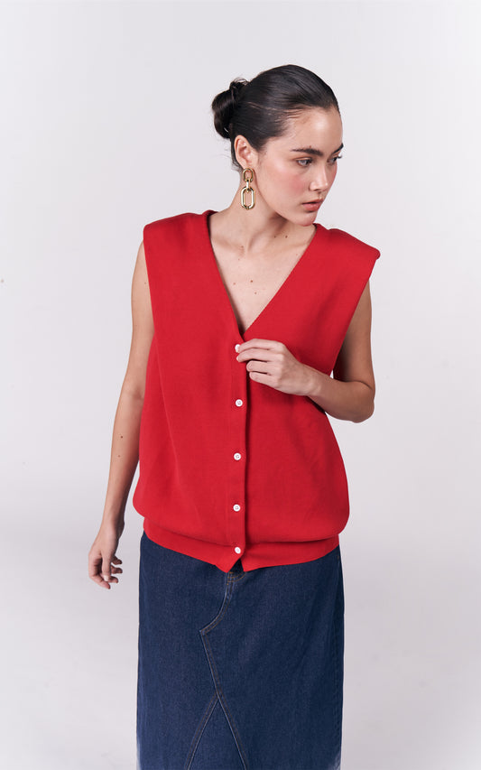 RAF Goeten Sleeveless Top (Red)