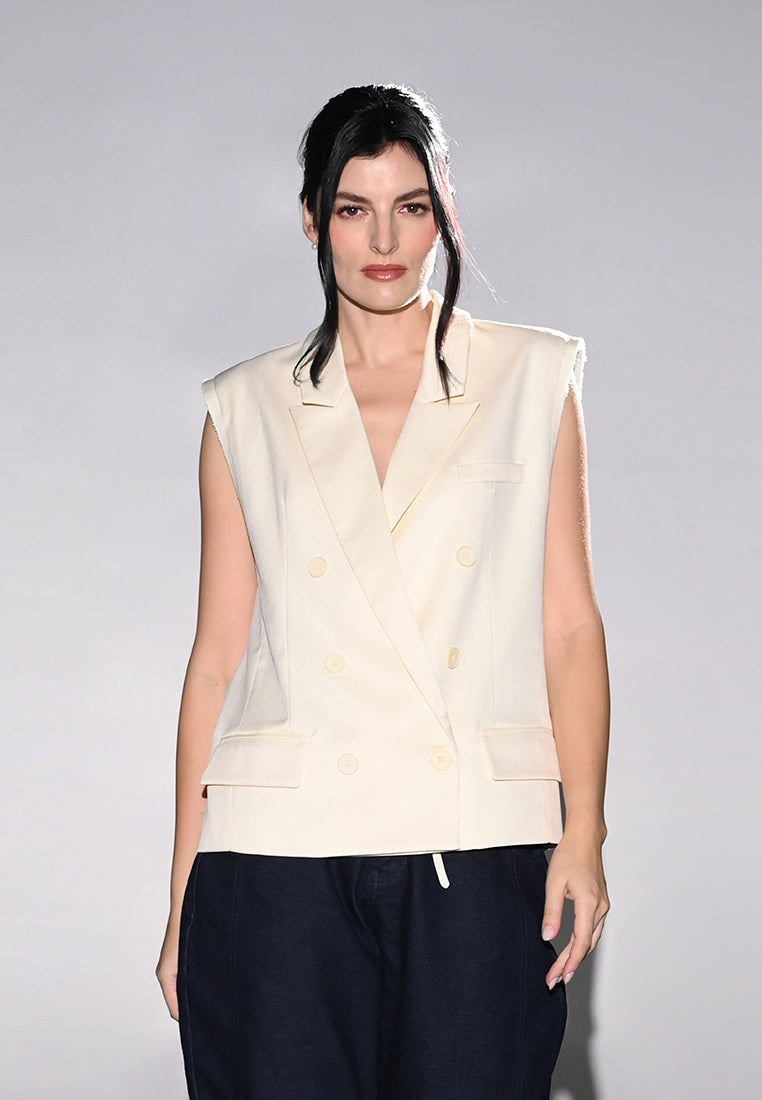 RAF Gomel Sleeveless Vest (Ivory)