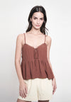 Grady Sleeveless Top (Toffee)
