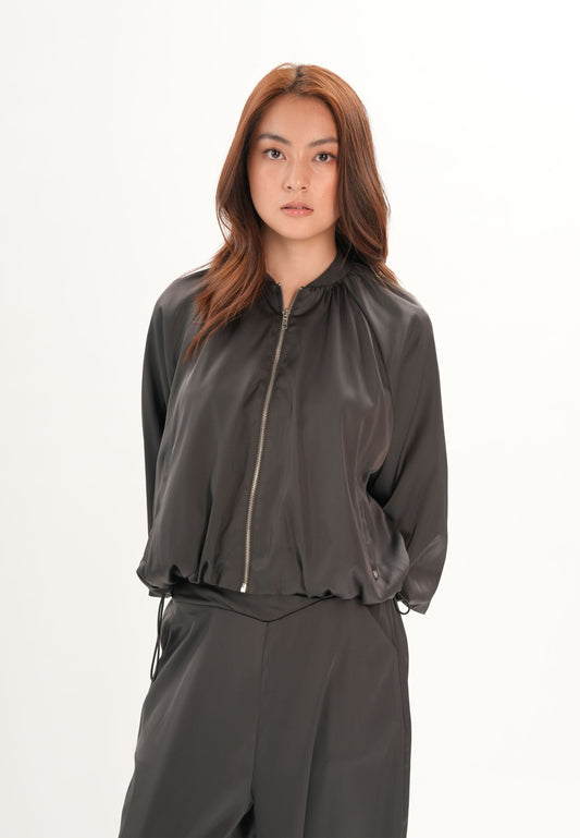 Archetype Refined Granite Long Sleeve Jacket (Dark Grey)