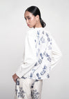 Greece Long Sleeve Cardigan (Printed Cream)