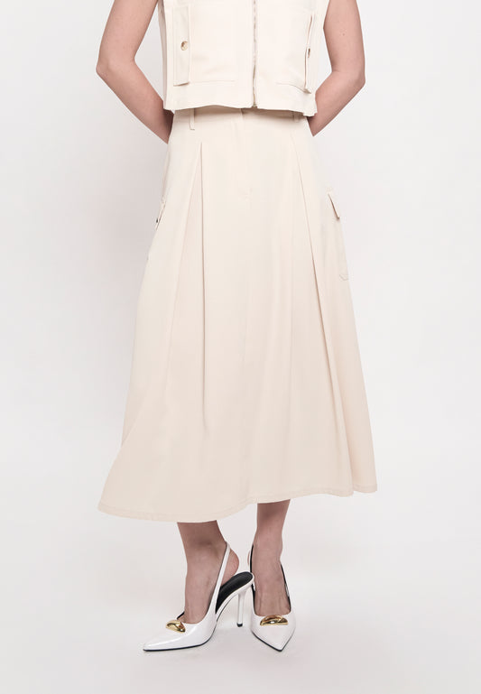 Grifyn Skirt  (Light Beige)