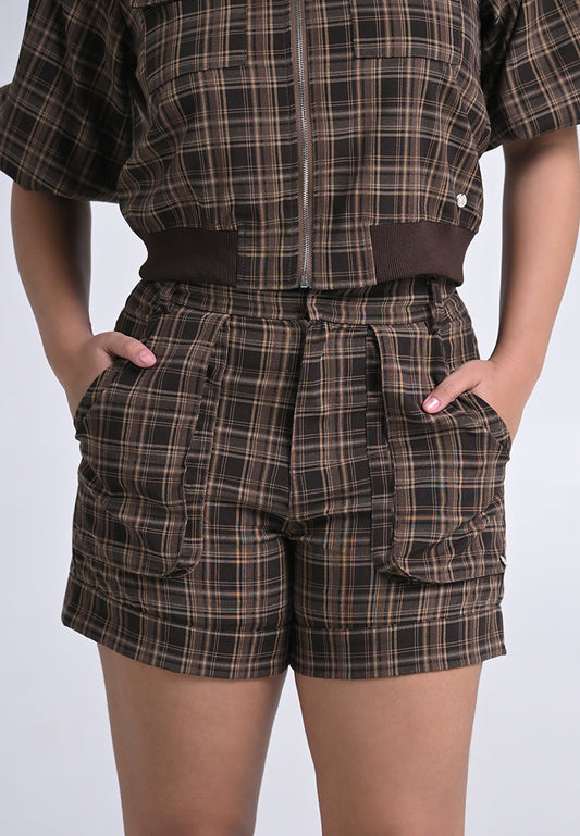 Archetype Travel Hanford Shorts (Printed Brown)