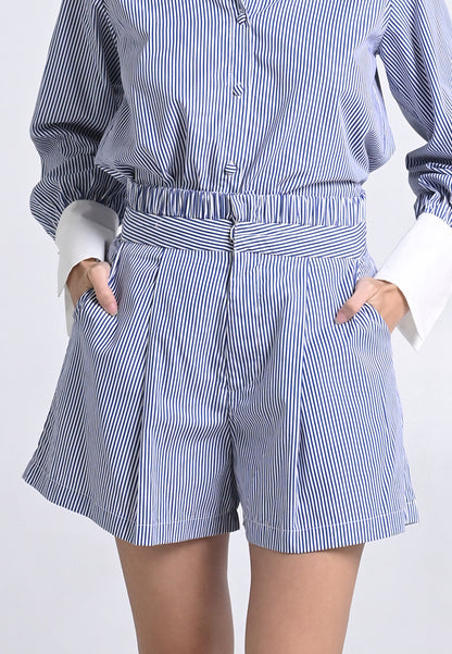 Archetype Travel Harkin Shorts (Striped Blue)