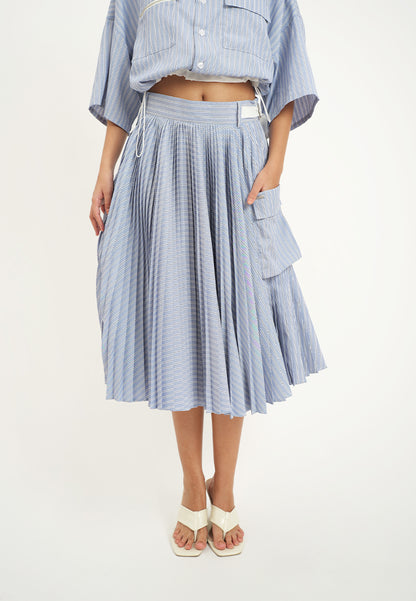 Raf Harlow Skirt (Blue/White)