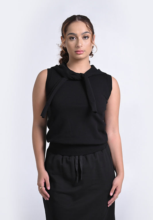 Archetype Travel Hennan Sleeveless Top (Black)