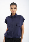 Raf Holt Extended Sleeve Top (Navy)