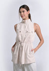 Archetype Travel Hooper Sleeveless Tunic Dress (Nude)