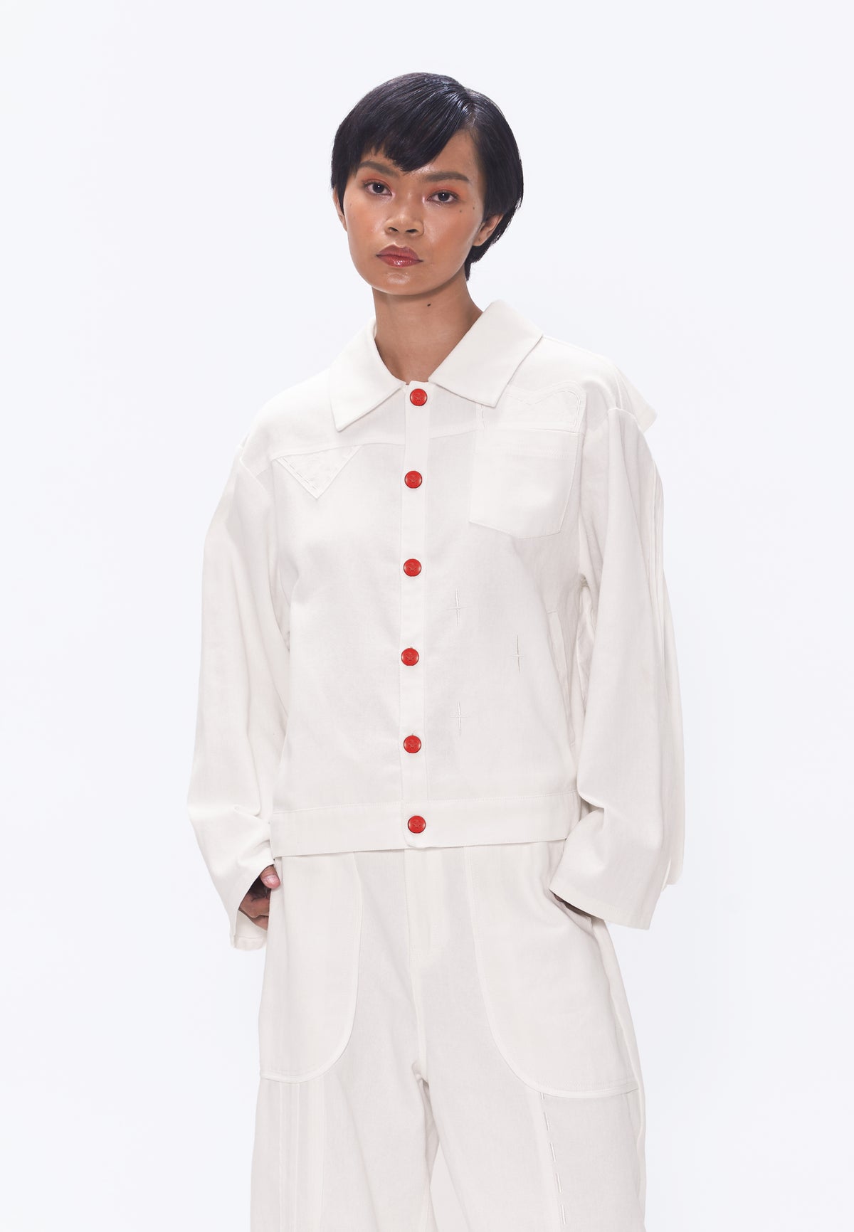 Plains & Prints x Randolf Hero Long Sleeve Jacket (Offwhite)