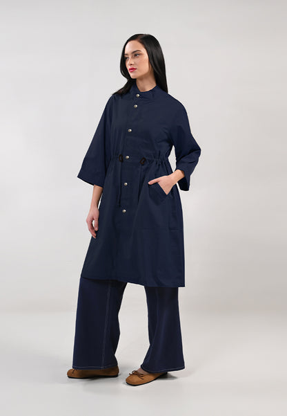 Raf Ibbley Quarter Sleeve Dress (Denim)