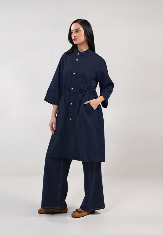 Raf Ibbley Quarter Sleeve Dress (Denim)