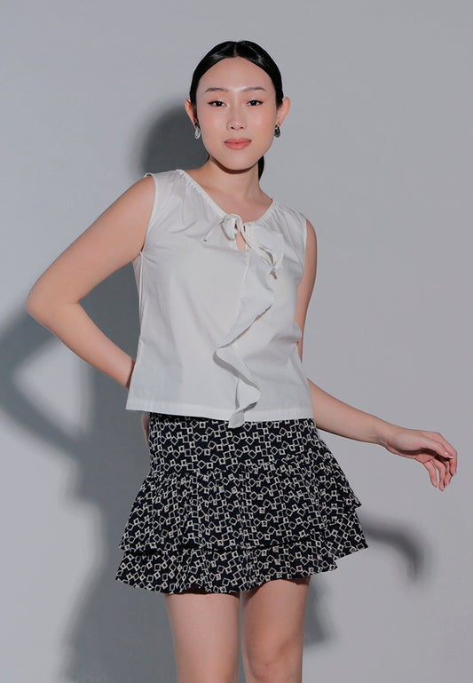 Holiday 2025 Ibhya Sleeveless Top (Off White)