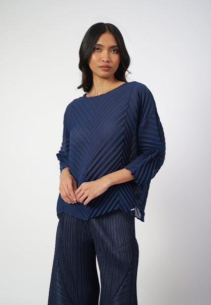 Raf Ilona Quarter Sleeve Top(Navy)