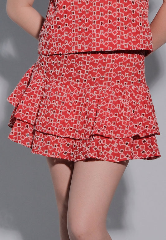 Holiday 2025 Infinity Skort  (Red)