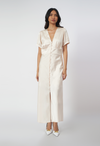 Raf Isabelle Short Sleeve Dress  (Cream)