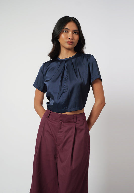 Raf Isabelle Short Sleeve Top (Navy)