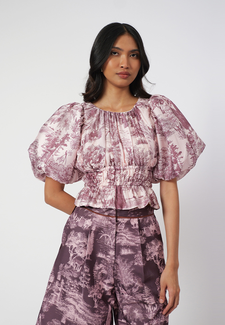 Raf Ivetta Short Sleeve Top (Multi)