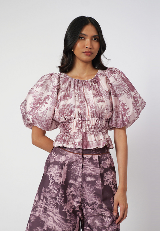 Raf Ivetta Short Sleeve Top (Multi)