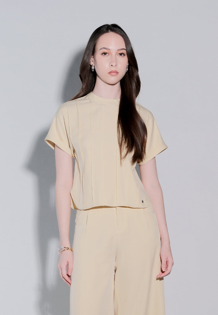 Holiday 2025 Izumi Short Sleeve Top (Yellow)