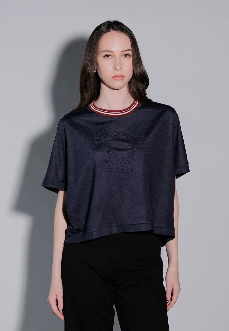Holiday 2025 Jackal Short Sleeve Shirts Top (Navy)