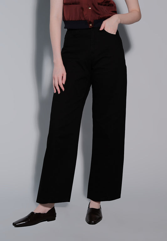 Holiday 2025 Jagged Barrel Pants  (Black)