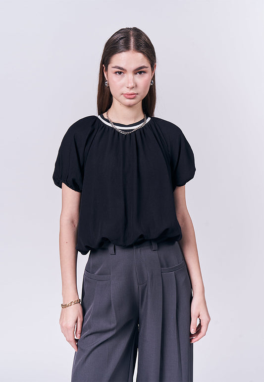 Jamm Short Sleeve Top (Black)