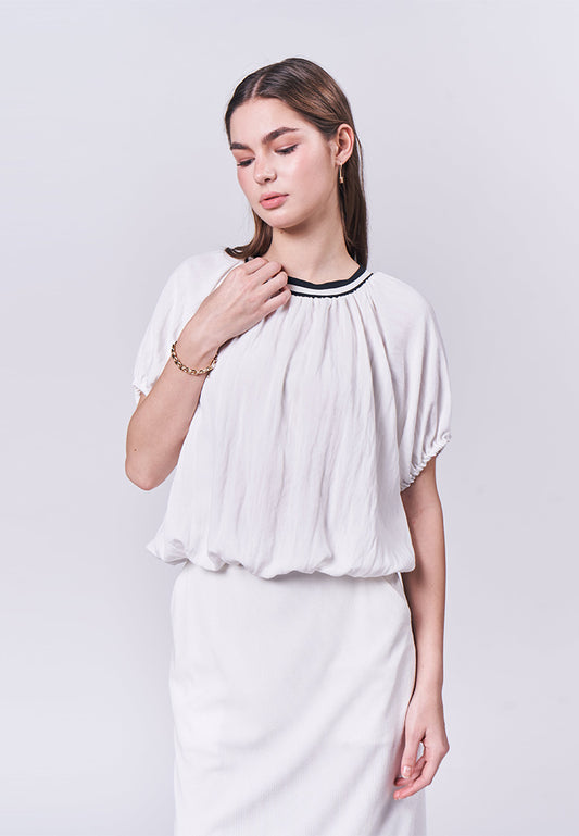 Jamm Short Sleeve Top (Off-white)