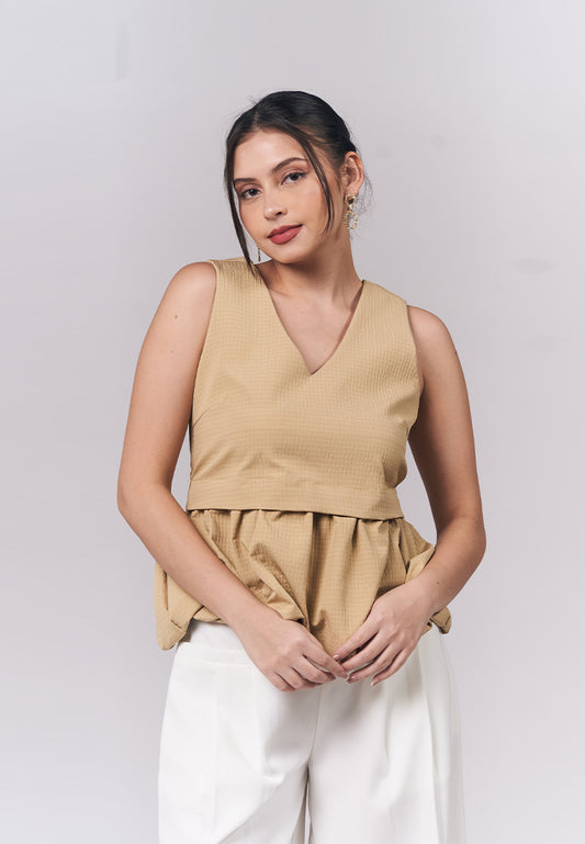 Janeille Sleeveless Top (Avocado)