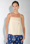 Sari- Sari Jaro Sleeveless Top (Cream)