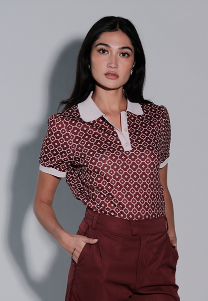 Holiday 2025 Javelin Short Sleeve Sport Shirt Top (Printed Wine)