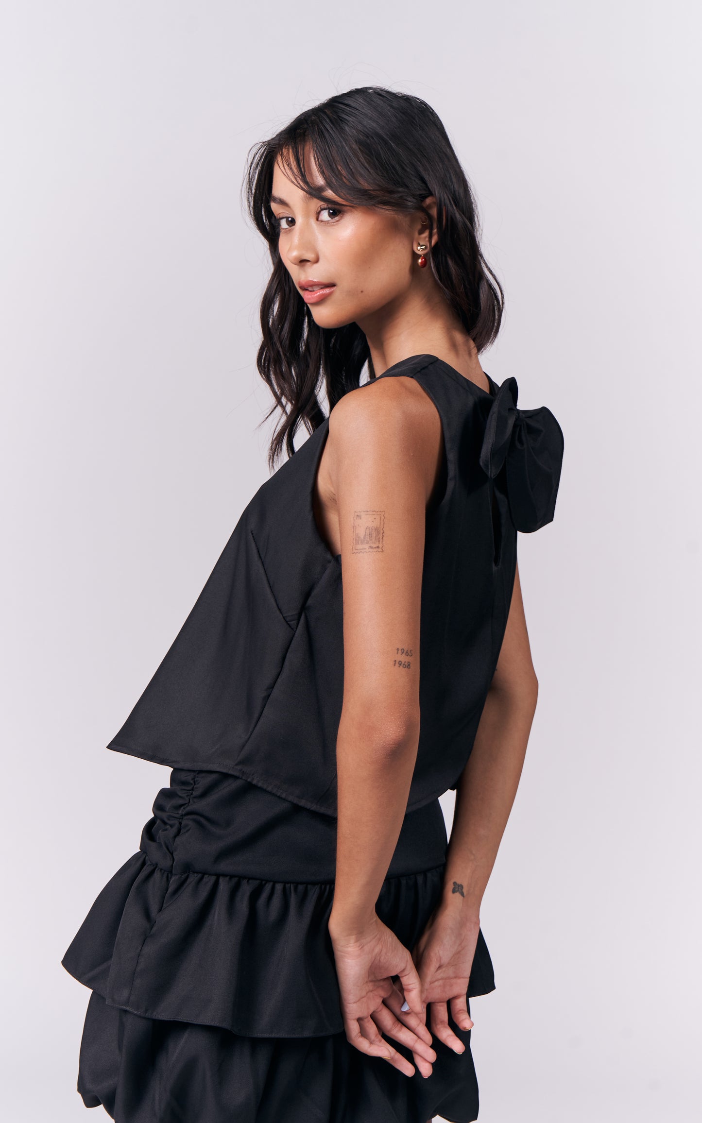 Jianna Sleeveless Top (Black)