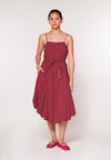 Raf Jockey Sleeveless Dress W/ Belt (Red)